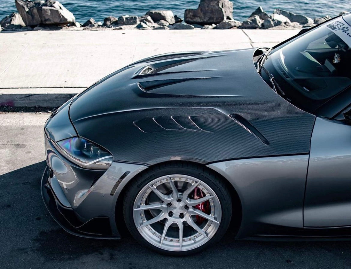 A90 Supra Carbon hood