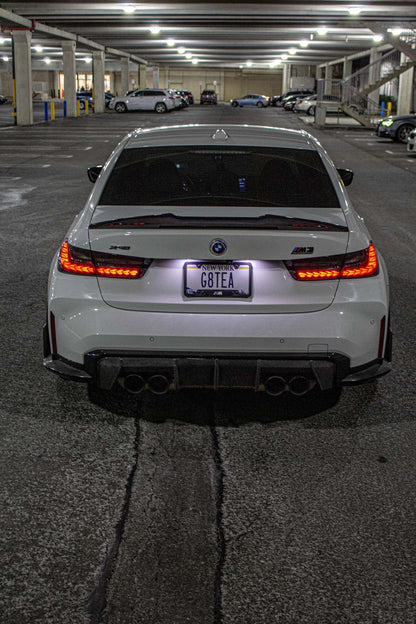 G80 M3/G82 M4 OEM style carbon rear diffuser - exodus carbon